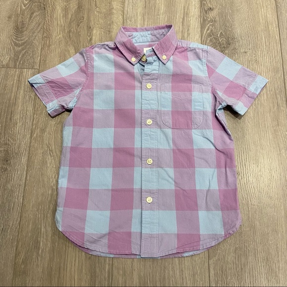 GAP Other - 3/$20 GAP Kids Short-sleeved Plaid Button-up Shirt - Kid Size XS